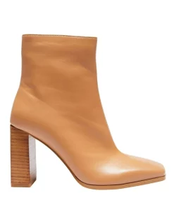 Discount 🤩 Ravella Dainty Boots In Dark Camel Smooth 😀