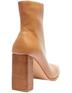 Discount 🤩 Ravella Dainty Boots In Dark Camel Smooth 😀 -Bootopia Store unnamed file 1032