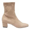 Buy 🧨 Sandler Maddox Taupe Stretch Suede Boots 😀