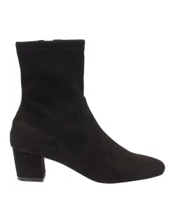 Discount 🥰 Sandler Maddox Black Stretch Suede Boots ✔️