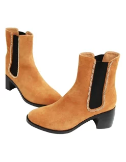 Promo 🎁 Belle & Bloom Remember Tonight Camel Suede Chelsea Boot 🧨 -Bootopia Store unnamed file 140