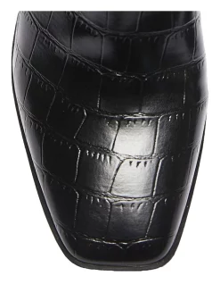 Best reviews of 😉 Ravella Major Croc Print Boots In Black ⭐ -Bootopia Store unnamed file 147