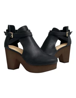 New 😍 Belle & Bloom Fearless Clog Ankle Boot In Black 🔥 -Bootopia Store unnamed file 1856