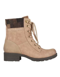 Best Pirce 😍 Planet Shoes Rowan Taupe Leather Boot 🥰