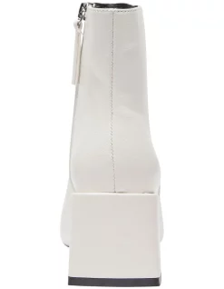 Outlet 🤩 Ravella Taxi Boots In White Smooth 😀 -Bootopia Store unnamed file 2073