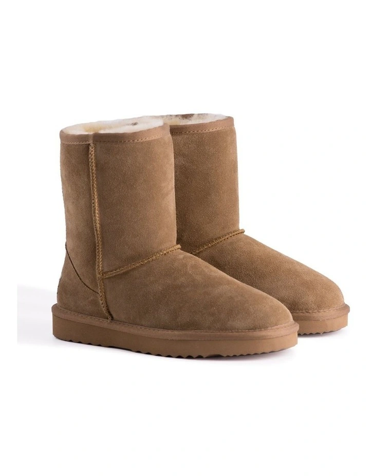 Top 10 ๐งจ Aus Wooli Ugg Mid Calf Zip-Up Sheepskin Boot Chestnut/Tan ๐ 4 Top 10 ๐งจ Aus Wooli Ugg Mid Calf Zip-Up Sheepskin Boot Chestnut/Tan ๐ - Image 2