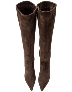 New 👍 Tony Bianco Apollo Espresso Suede Calf Boots 🌟 -Bootopia Store unnamed file 2300