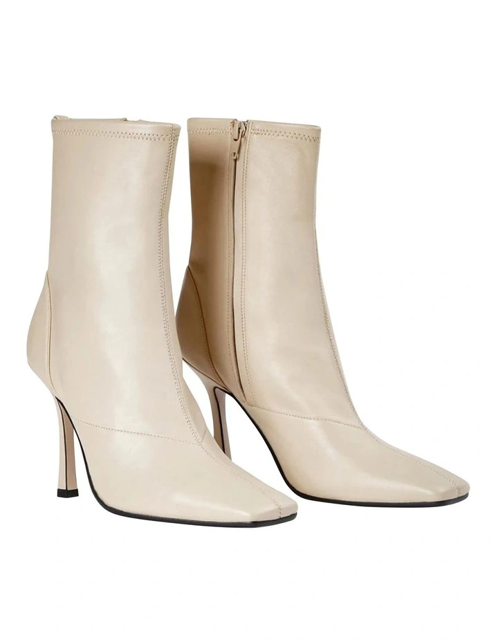 Budget β Tony Bianco Halsey Vanilla Nappa Ankle π Boots π 4 Budget β Tony Bianco Halsey Vanilla Nappa Ankle π Boots π - Image 2