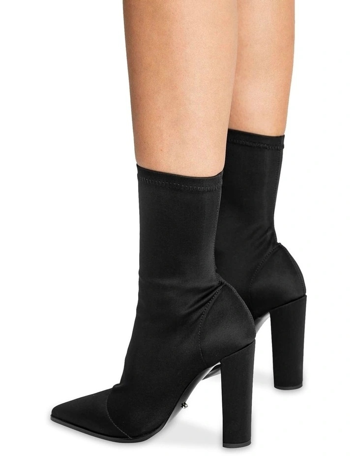 Brand new β€οΈ Tony Bianco Lila Black Lycra Ankle π Boots βοΈ 6 Brand new β€οΈ Tony Bianco Lila Black Lycra Ankle π Boots βοΈ - Image 4