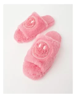 Best Pirce ✔️ Soho Smiley Slipper In Pink And White 🤩 -Bootopia Store unnamed file 2562