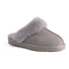 Promo ⌛ Aus Wooli Ugg Unisex Sheepskin Wool Sydney Slippers Light Grey 👏 -Bootopia Store unnamed file 2567