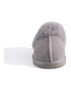 Promo ⌛ Aus Wooli Ugg Unisex Sheepskin Wool Sydney Slippers Light Grey 👏 -Bootopia Store unnamed file 2571