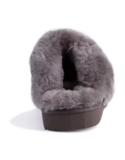 Cheap 😀 Aus Wooli Ugg Unisex Sheepskin Wool Sydney Slippers Dark Grey 🥰 -Bootopia Store unnamed file 2583