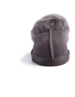 Cheap 😀 Aus Wooli Ugg Unisex Sheepskin Wool Sydney Slippers Dark Grey 🥰 -Bootopia Store unnamed file 2585