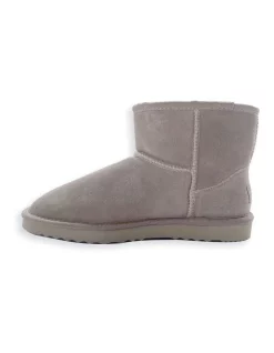 Buy ⭐ Aus Wooli Ugg Short Sheepskin Ankle Boot In Light Grey 🧨 -Bootopia Store unnamed file 2591