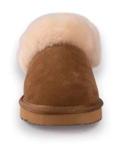 Cheap 💯 AUS WOOLI UGG UNISEX SHEEPSKIN WOOL TRADITIONAL ANKLE SLIPPERS Tan 💯 -Bootopia Store unnamed file 2599
