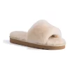 Best Pirce ⌛ AUS WOOLI UGG ✔️ WOMEN SHEEPSKIN FLUFF SLIDE Chestnut/Tan ⭐ -Bootopia Store unnamed file 2601