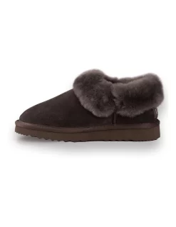 Cheapest 🛒 AUS WOOLI UGG UNISEX SHEEPSKIN WOOL TRADITIONAL ANKLE SLIPPERS Grey 🤩 -Bootopia Store unnamed file 2646