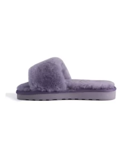 Brand new 👏 AUS WOOLI UGG 😉 WOMEN SHEEPSKIN FLUFF SLIDE Lilac ❤️ -Bootopia Store unnamed file 2694