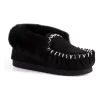 Deals ⌛ Aus Wooli Ugg Hand Stitched 😍 Womens Sheepskin Moccasin Black 😉 -Bootopia Store unnamed file 2698