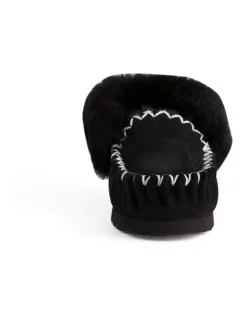 Deals ⌛ Aus Wooli Ugg Hand Stitched 😍 Womens Sheepskin Moccasin Black 😉 -Bootopia Store unnamed file 2703