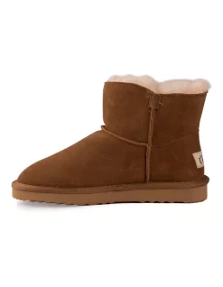 Flash Sale ⭐ AUS WOOLI UGG SHORT SHEEPSKIN BUTTON BOOT Chestnut/Tan 😀 -Bootopia Store unnamed file 2708