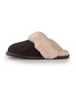 New 🛒 AUS WOOLI UGG UNISEX SHEEPSKIN WOOL SHELLEY Slippers Dark Grey 🔥 -Bootopia Store unnamed file 2728