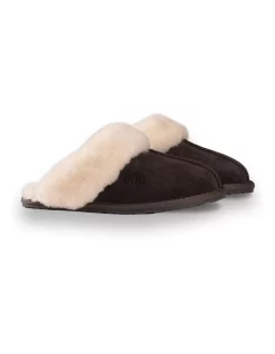 New 🛒 AUS WOOLI UGG UNISEX SHEEPSKIN WOOL SHELLEY Slippers Dark Grey 🔥 -Bootopia Store unnamed file 2730