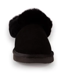 Top 10 ✔️ AUS WOOLI UGG UNISEX SHEEPSKIN WOOL TRADITIONAL ANKLE SLIPPERS Black ⭐ -Bootopia Store unnamed file 2750