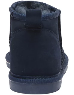 Promo ✔️ Easy Steps Pillow Navy Suede Slippers 👏 -Bootopia Store unnamed file 2797