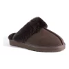 Best Sale 👍 Aus Wooli Ugg Unisex Sheepskin Wool Sydney Slippers Chocolate ⌛