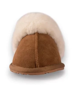 Cheap ✔️ AUS WOOLI UGG UNISEX SHEEPSKIN WOOL SHELLEY Slippers Chestnut/Tan 🎉 -Bootopia Store unnamed file 2869