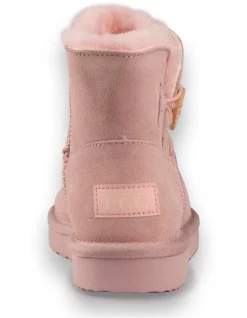 Top 10 ✨ AUS WOOLI UGG SHORT SHEEPSKIN BUTTON BOOT Pale Pink ⌛ -Bootopia Store unnamed file 2881