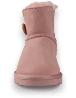 Top 10 ✨ AUS WOOLI UGG SHORT SHEEPSKIN BUTTON BOOT Pale Pink ⌛ -Bootopia Store unnamed file 2883