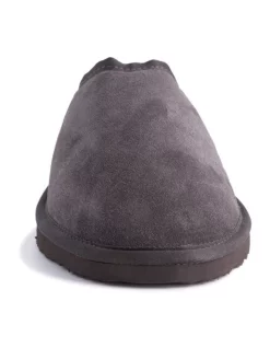 Flash Sale 💯 Aus Wooli Ugg Unisex Sheepskin Wool Slippers Dark Grey ✔️ -Bootopia Store unnamed file 2897