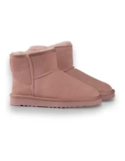 Coupon 😉 AUS WOOLI UGG SHORT SHEEPSKIN ANKLE BOOT Pale Pink 🎉 -Bootopia Store unnamed file 2905