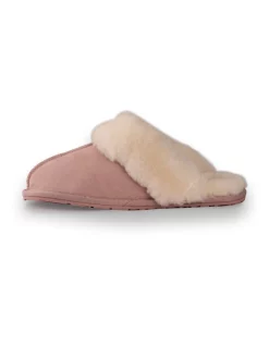Discount 👍 AUS WOOLI UGG UNISEX SHEEPSKIN WOOL SHELLEY Slippers Pale Pink 🎁 -Bootopia Store unnamed file 2939