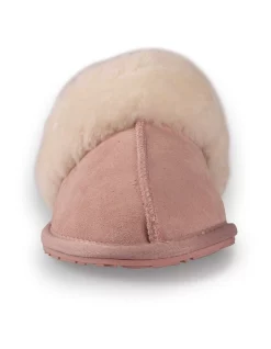 Discount 👍 AUS WOOLI UGG UNISEX SHEEPSKIN WOOL SHELLEY Slippers Pale Pink 🎁 -Bootopia Store unnamed file 2940