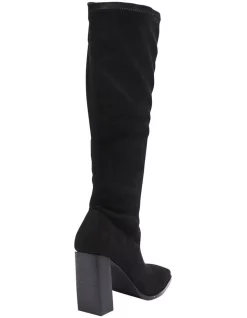 Buy 💯 Ravella Damsel Boots In Black Micro ⌛ -Bootopia Store unnamed file 311