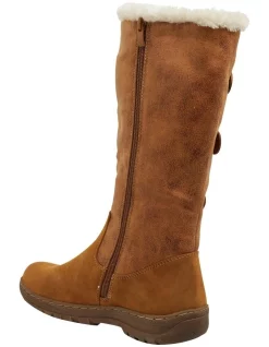 Best Pirce ❤️ Easy Steps Edmund Chestnut Micro Boots 🛒 -Bootopia Store unnamed file 353