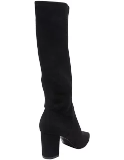 Budget 👏 Sandler Kendall Black Stretch Suede Boots 🛒 -Bootopia Store unnamed file 379