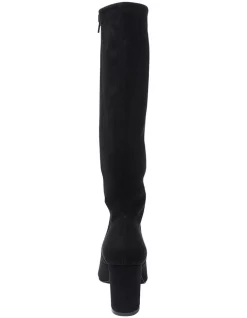 Budget 👏 Sandler Kendall Black Stretch Suede Boots 🛒 -Bootopia Store unnamed file 380