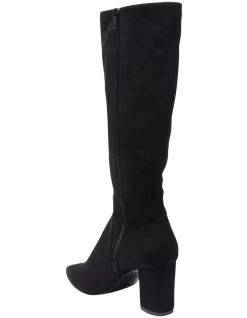Budget 👏 Sandler Kendall Black Stretch Suede Boots 🛒 -Bootopia Store unnamed file 381