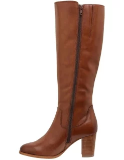 Promo 🥰 Jane Debster Germaine Mid Brown Glove 😉 Boots ❤️ -Bootopia Store unnamed file 526