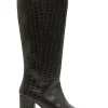 Discount ⌛ Oxford Haven Black Croc Long Boot ⭐ -Bootopia Store unnamed file 588
