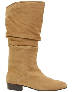 New ⌛ Oxford Amanda Tan Suede Long Boot 😀