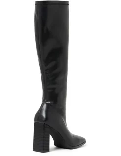 Outlet 💯 Forever New Marley Knee High Boot In Black ❤️ -Bootopia Store unnamed file 740
