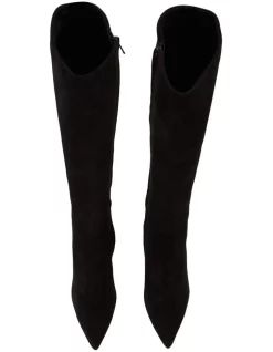 Promo ✨ Tony Bianco Apollo Calf ⌛ Boots In Black Suede ✨ -Bootopia Store unnamed file 748