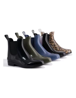 Coupon ❤️ Aus Wooli Ugg 🎉 Womens Rainboots With Free Sheepskin Insole Black 👏 -Bootopia Store unnamed file 786