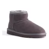 Best Pirce 🎉 Aus Wooli Ugg Short Sheepskin Ankle Boot Grey ⭐
